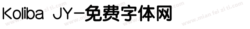Koliba JY字体转换